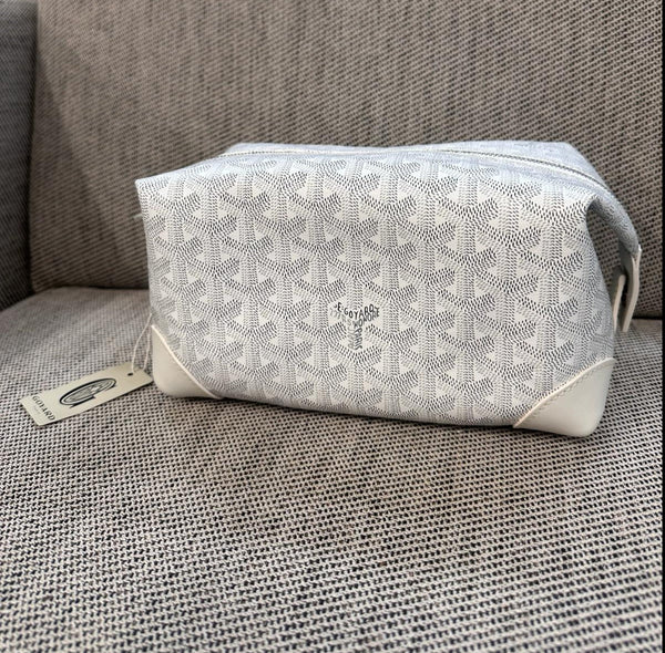 Goyard Bowling 25 Toiletry Bag (White)