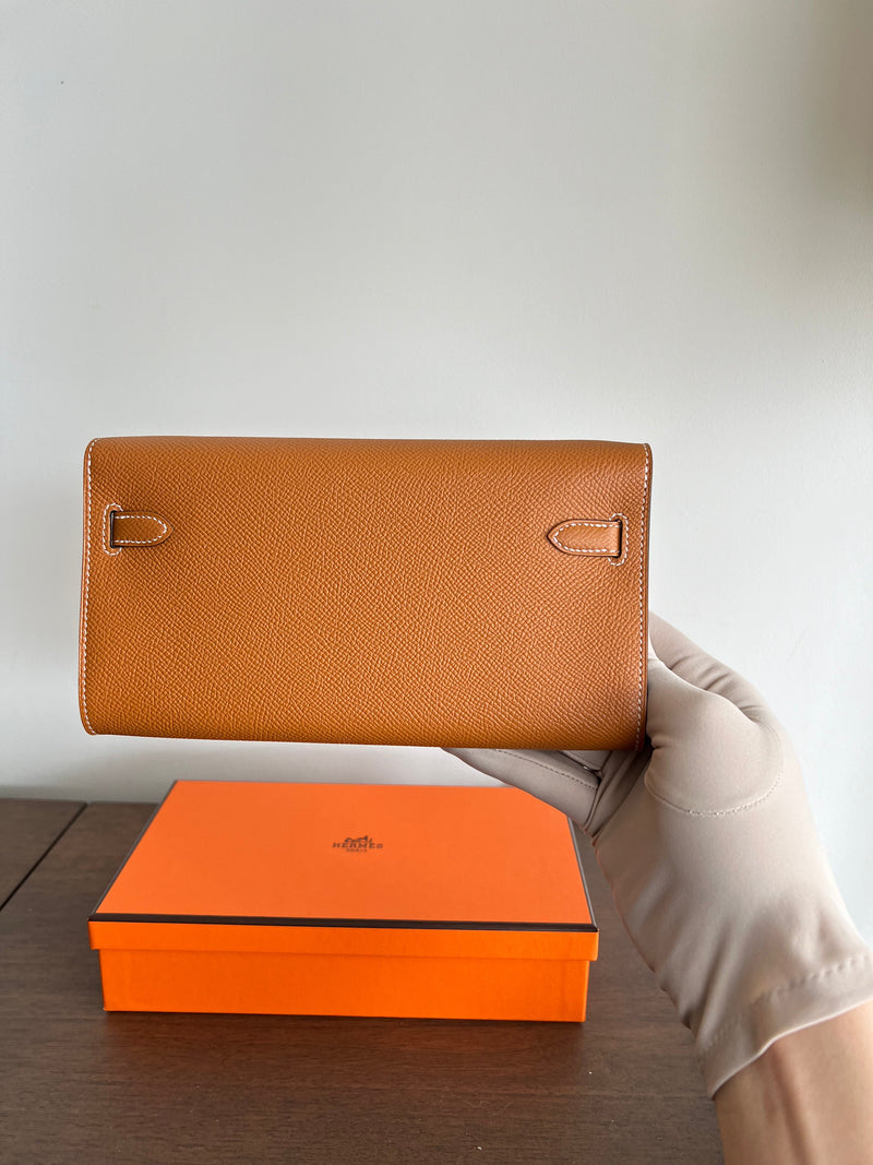 Hermès Kelly To Go Toffee Epsom GHW