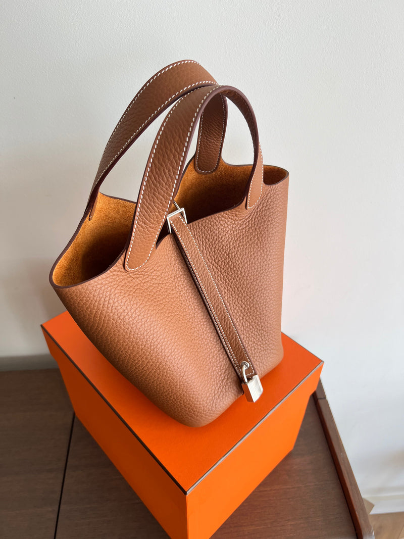 Hermès Picotin 18cm Gold PHW