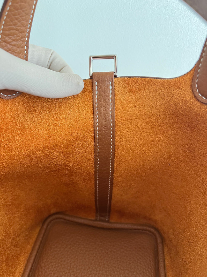 Hermès Picotin 18cm Gold PHW