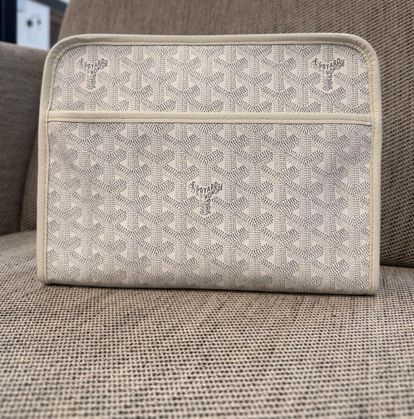 Goyard Jouvence MM Washbag (White)