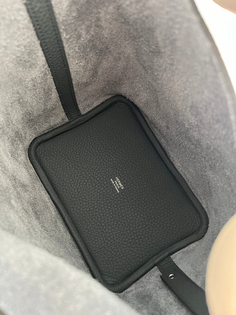 Hermès Picotin 18cm Gris Misty, PHW