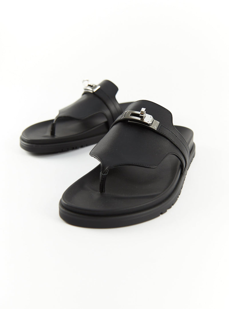 Hermès Empire Sandals (Black)
