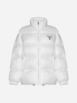 Prada Logo Down Jacket (White)
